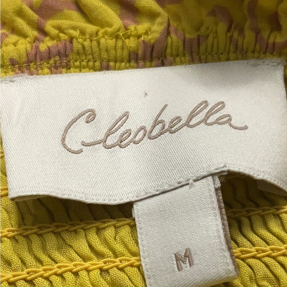 Cleobella Yellow Patterned Mini Dress - Picture 5 of 6
